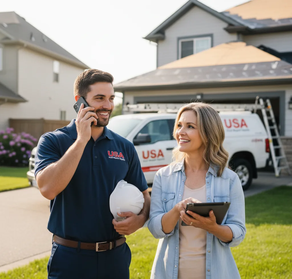 USA Roof Repair Experts customer support in Lovingston